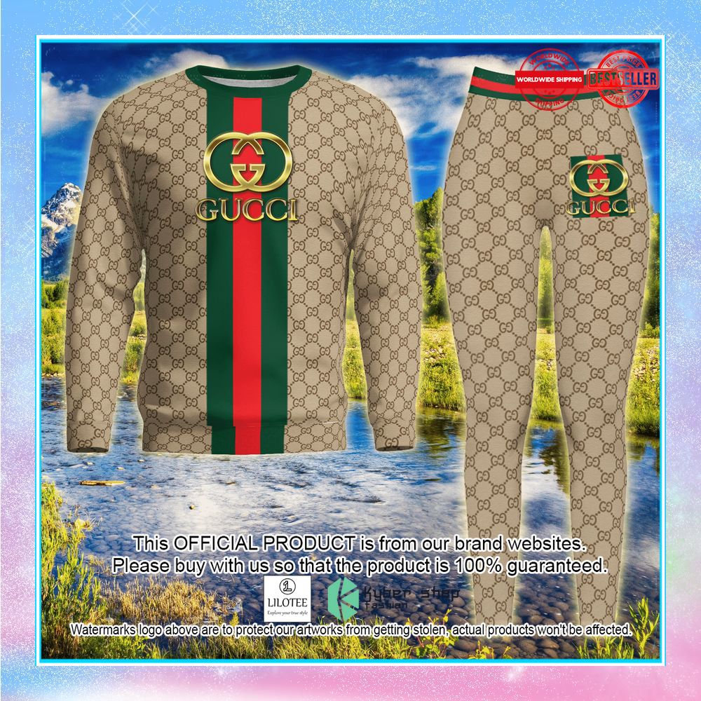 gucci brand logo gc sweater leggings 1 707