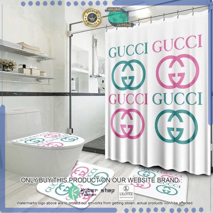 gucci pink blue white bathroom set 1 4154