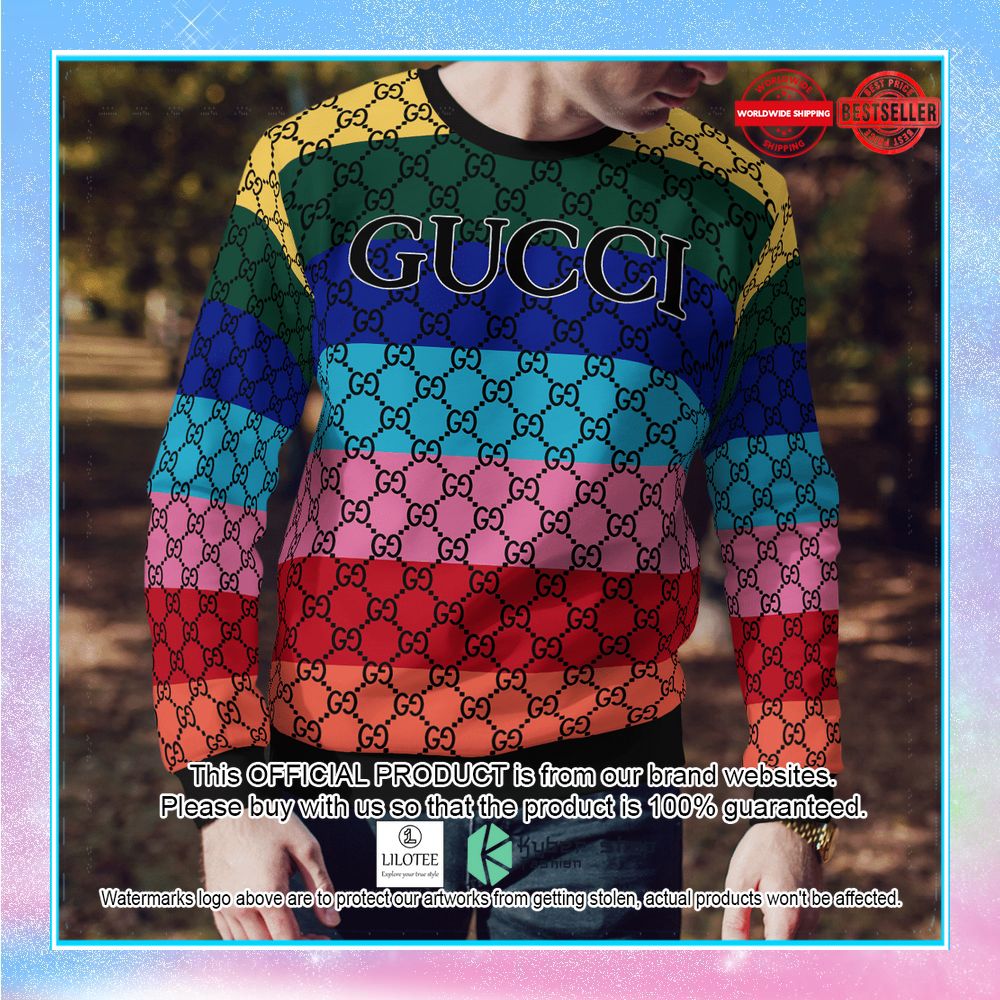 gucci rainbow sweater leggings 2 757