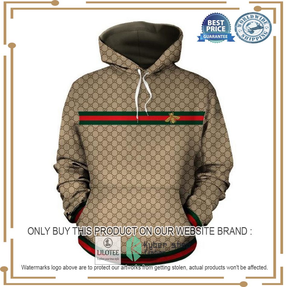 gucci red green line bee hoodie 1 68674