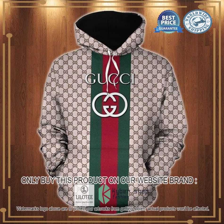 gucci red green line yellow hoodie 1 19109