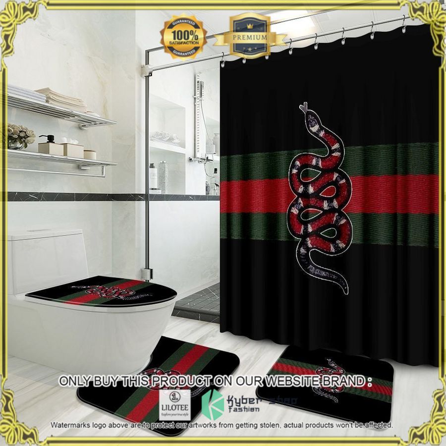 gucci snake black bathroom set 1 18664