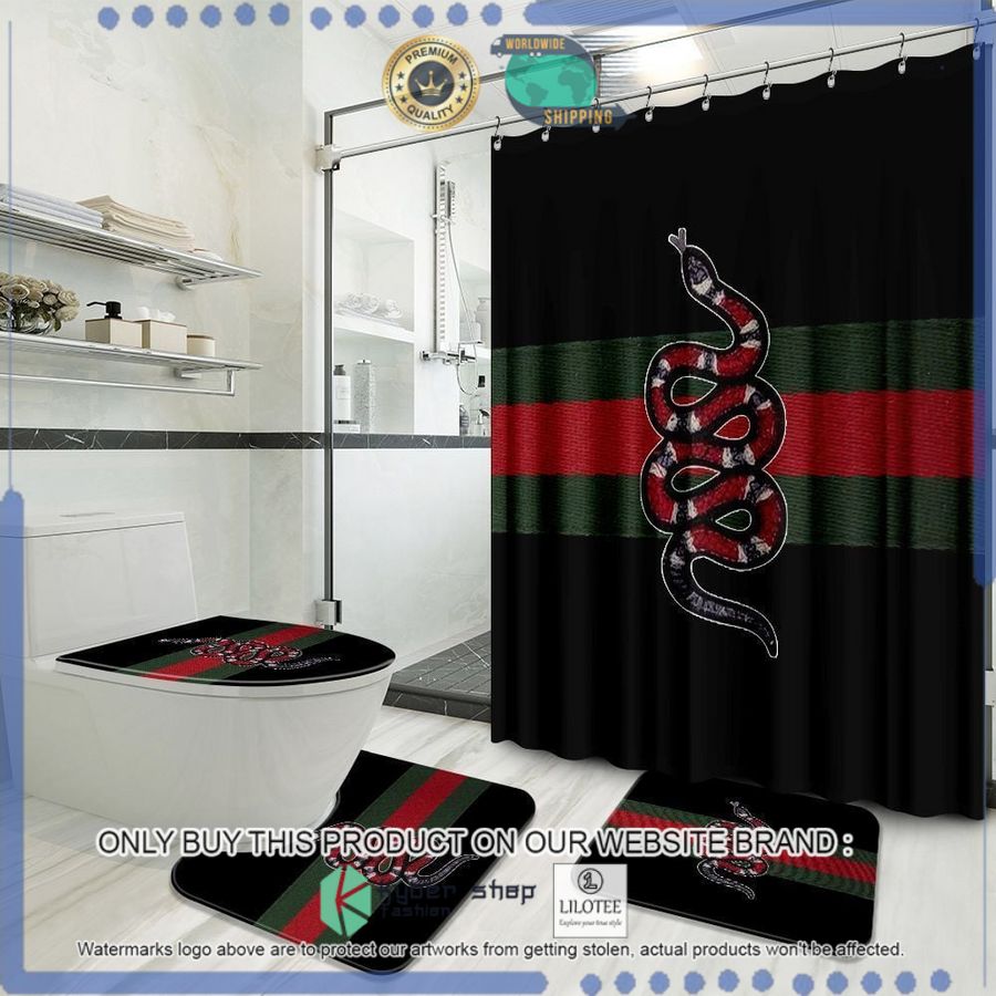gucci snake black bathroom set 1 51688