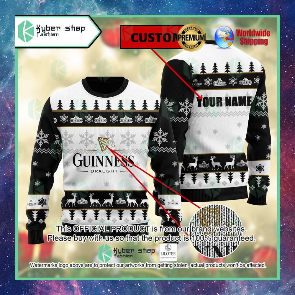 guinness draught ugly sweater 1 589