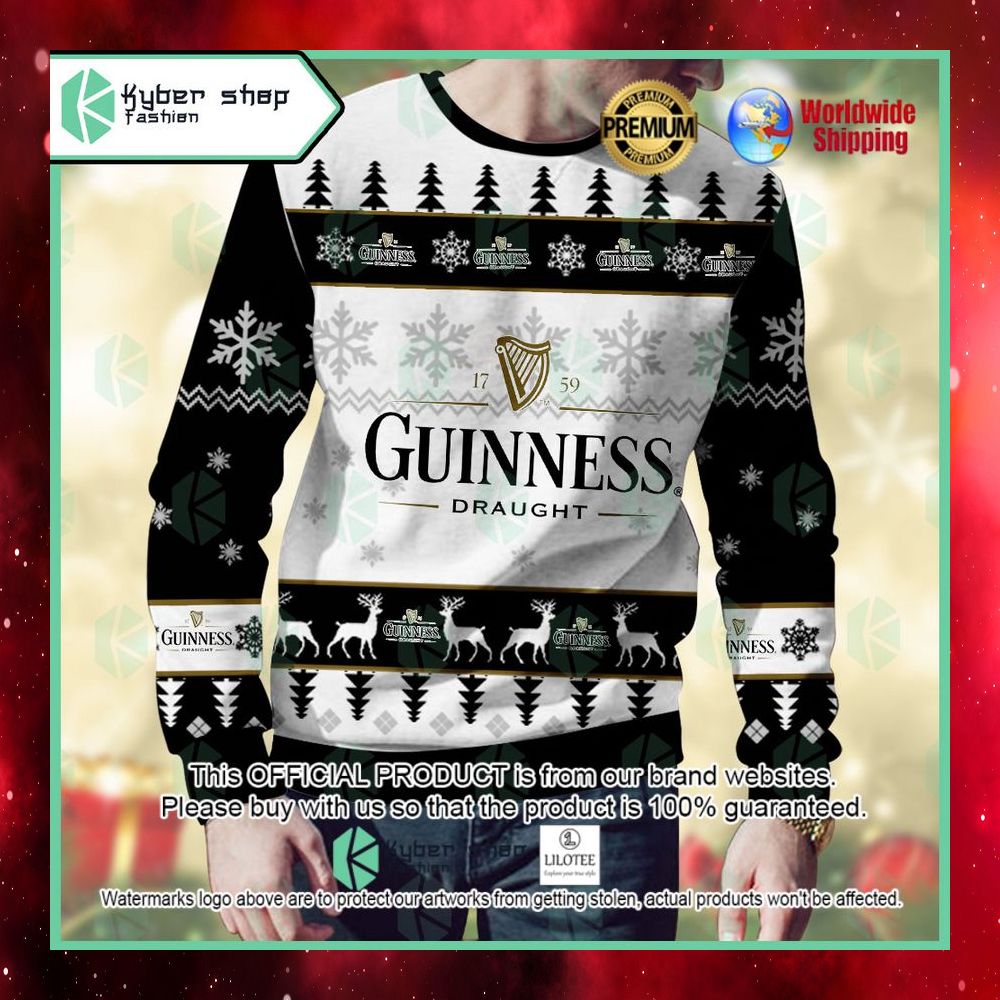 guinness draught ugly sweater 1 943