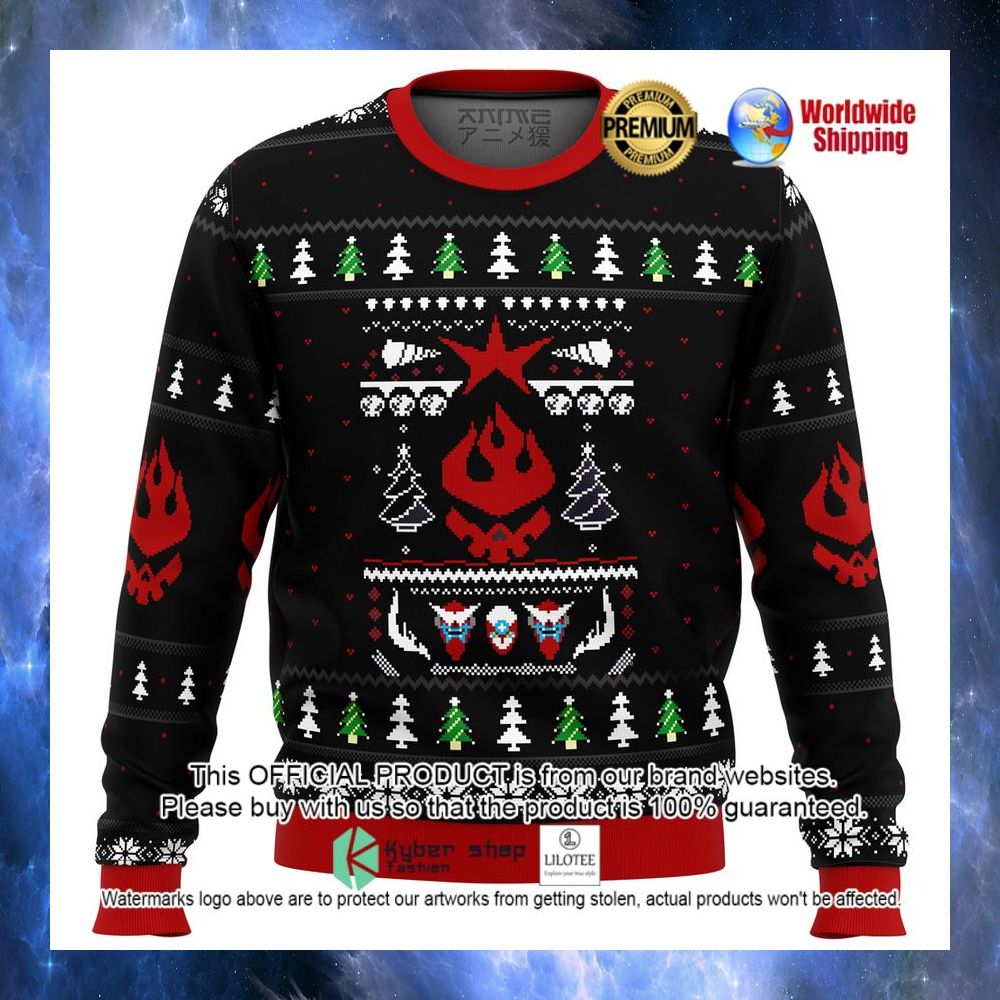 Gurren Lagann Anime Christmas Sweater - LIMITED EDITION 3 gurren lagann anime christmas sweater 1 679