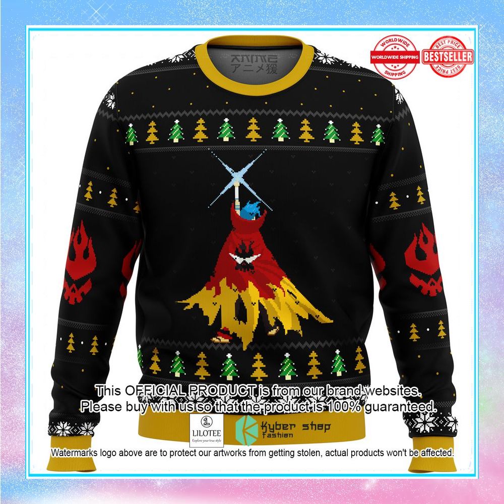 gurren lagann kamina sweater christmas 1 612