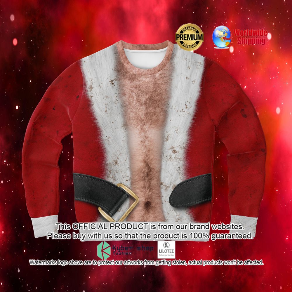 hairy chest christmas sweater 1 624