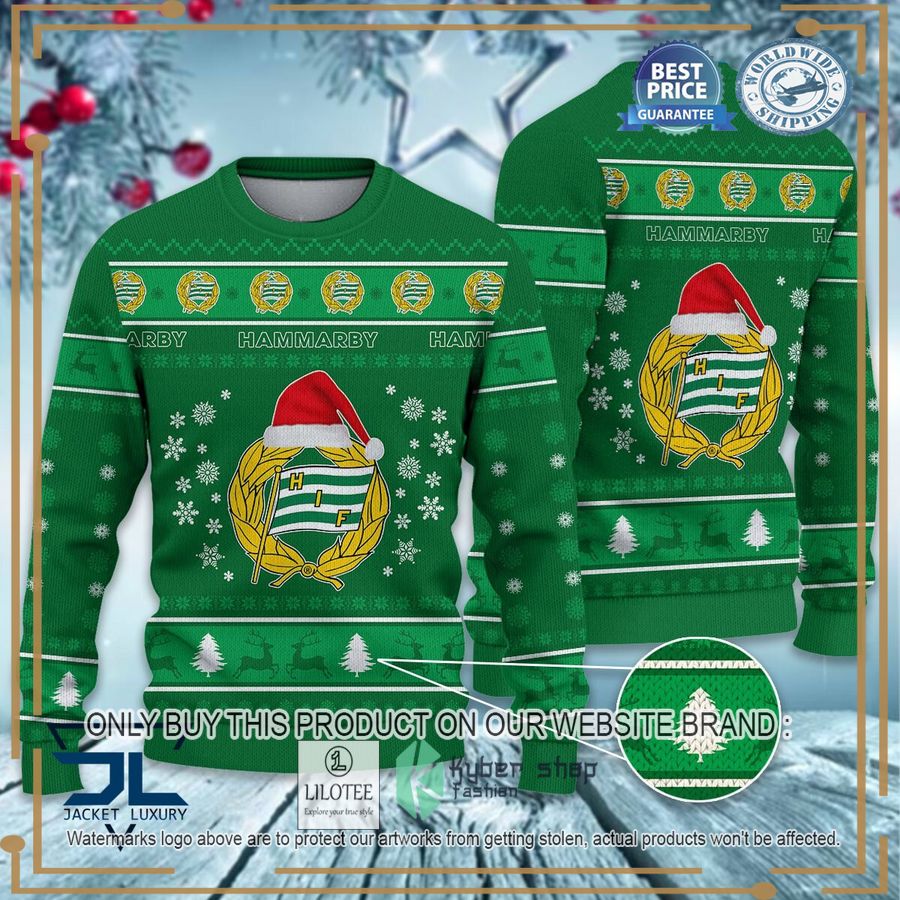 hammarby fotboll christmas sweater 1 13178