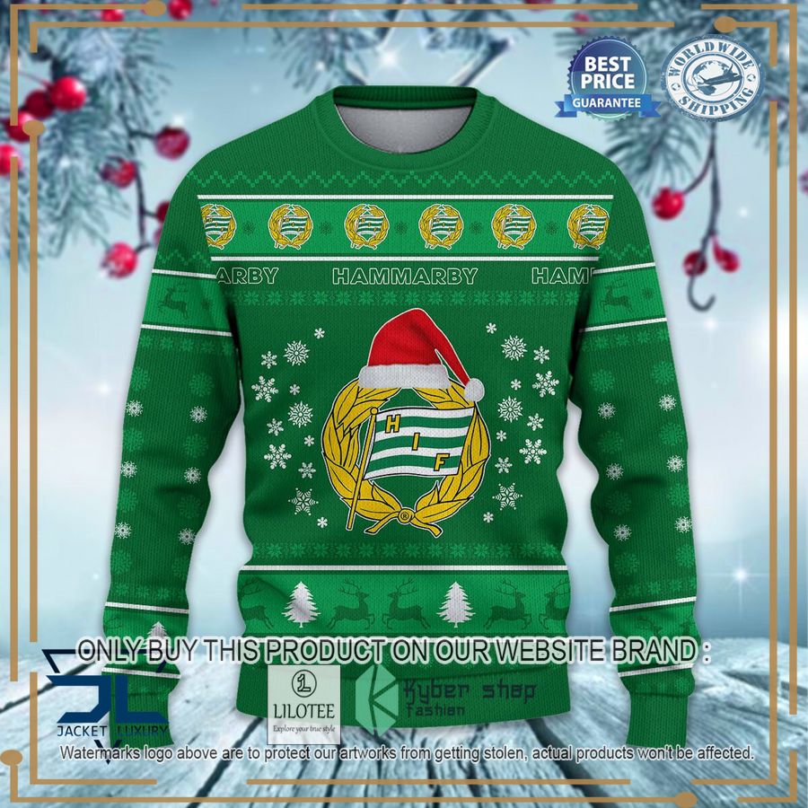 hammarby fotboll christmas sweater 2 11900