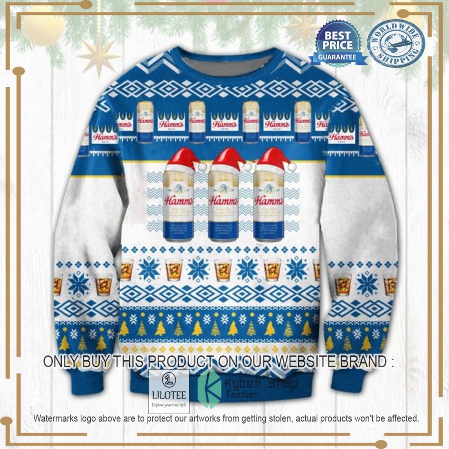 Hamms Beer Ugly Christmas Sweater - LIMITED EDITION 2