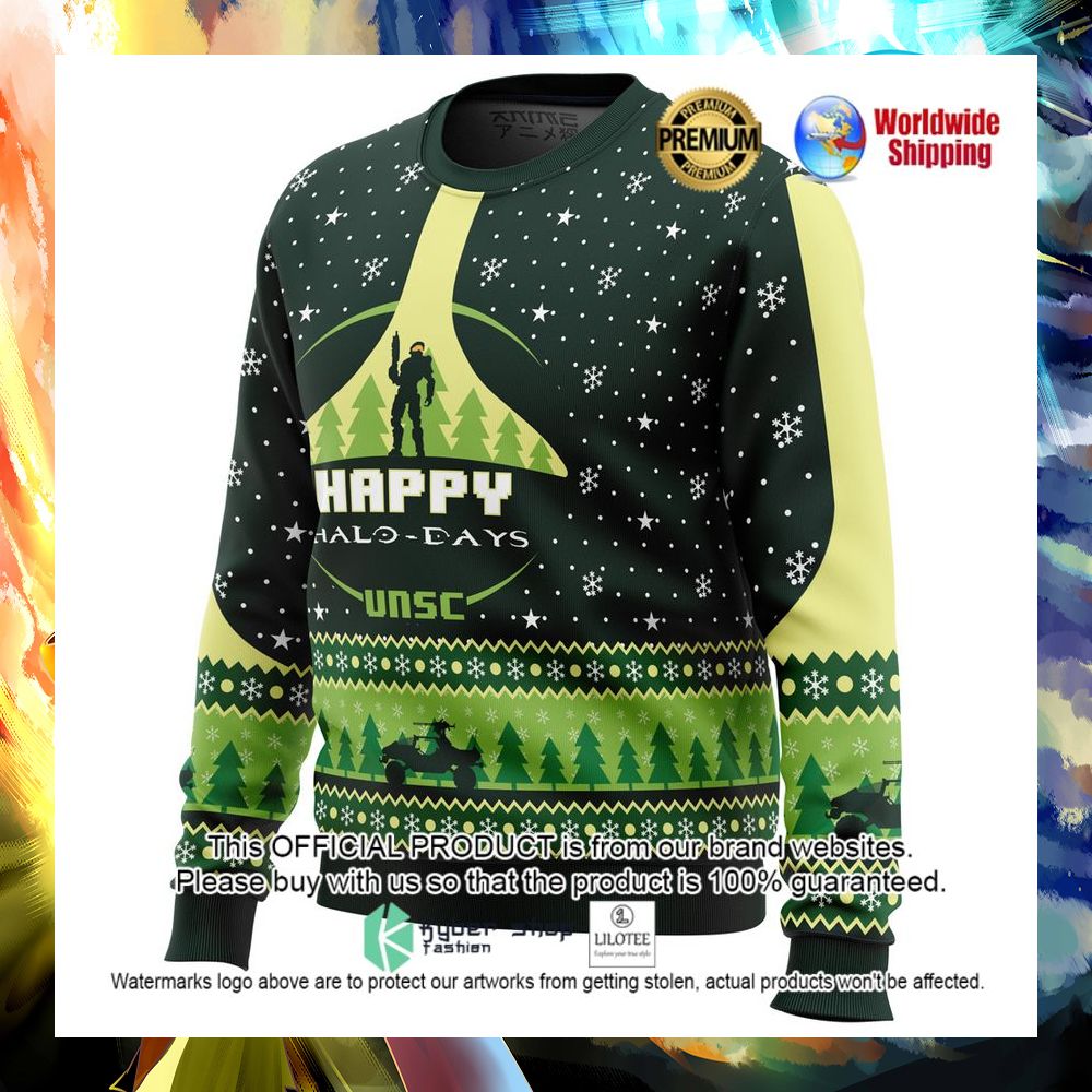 happy halo days unsc christmas sweater 1 422