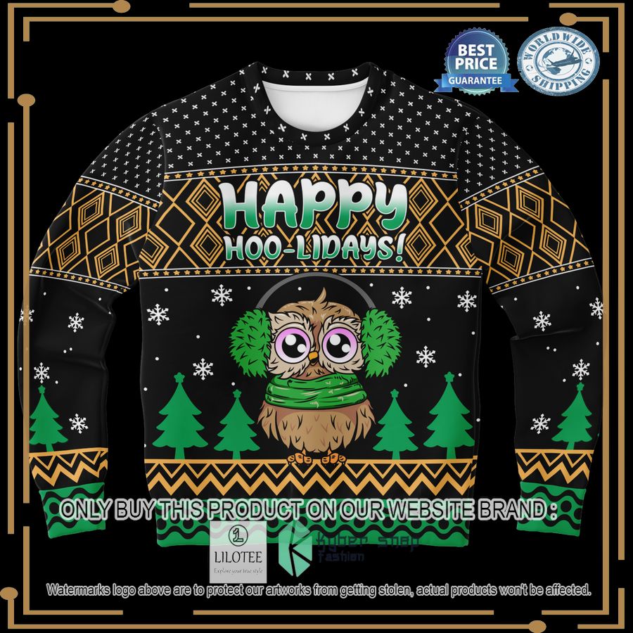 happy hoo lidays christmas sweater 1 77243