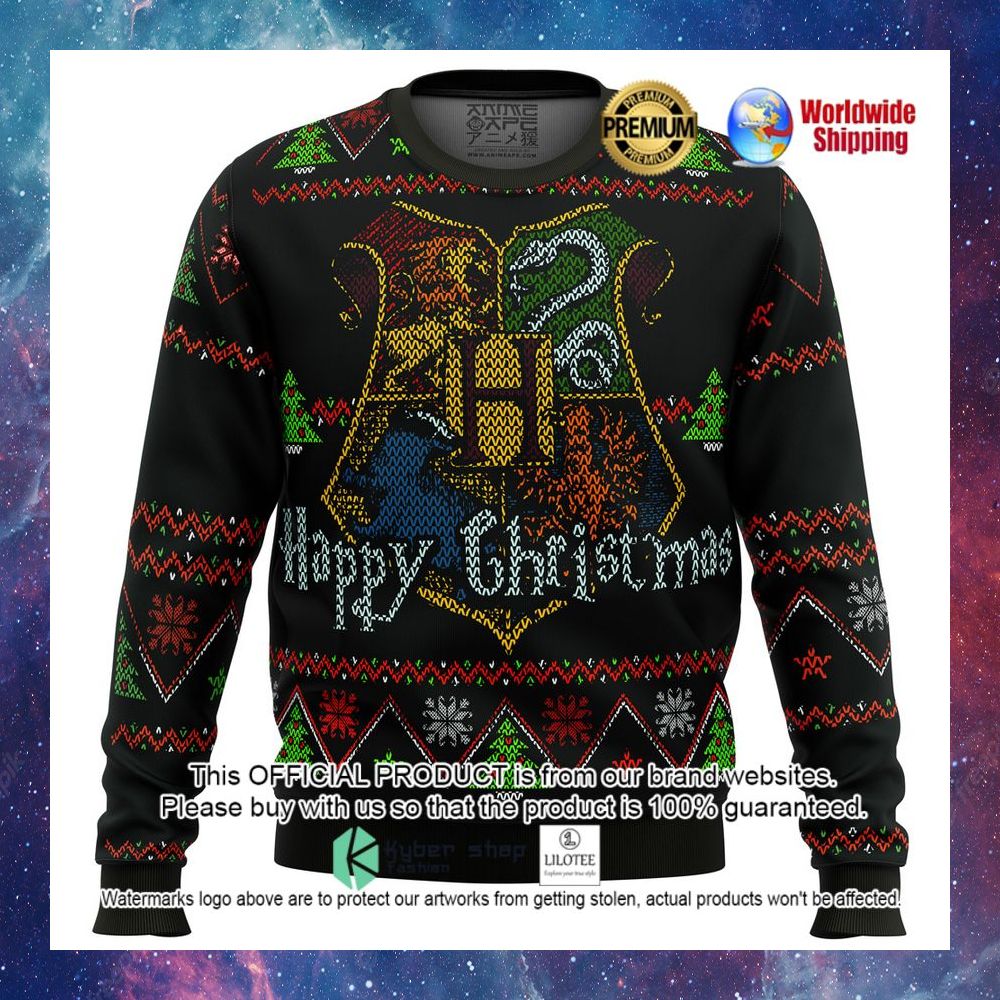 harry potter houses colors christmas sweater 1 962