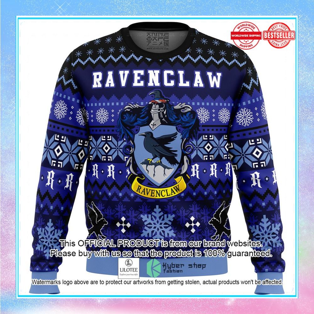 harry potter ravenclaw house sweater christmas 1 108