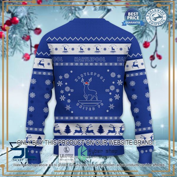 hartlepool united blue christmas sweater 3 31208