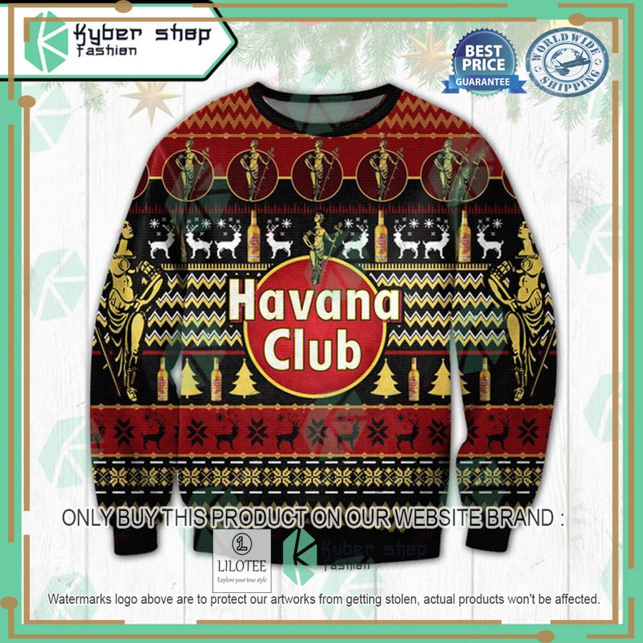 havana club ugly christmas sweater 1 43318
