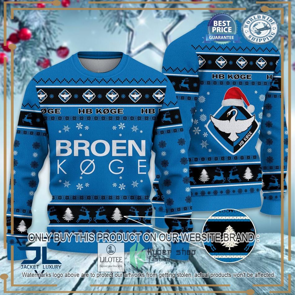 HB Koge Super League & Danish 1st Division Ugly Sweater 7