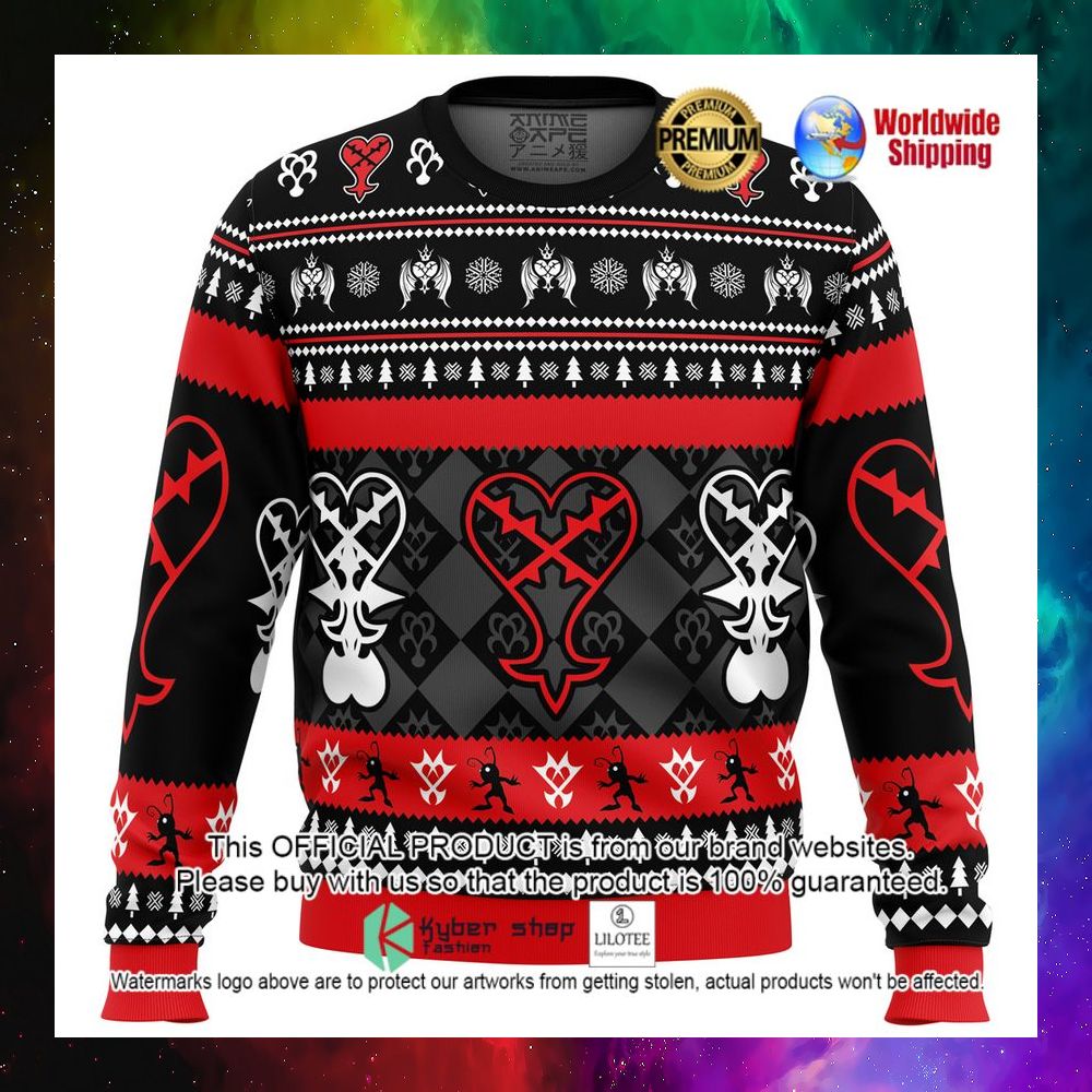 heartless christmas kingdom hearts christmas sweater 1 618