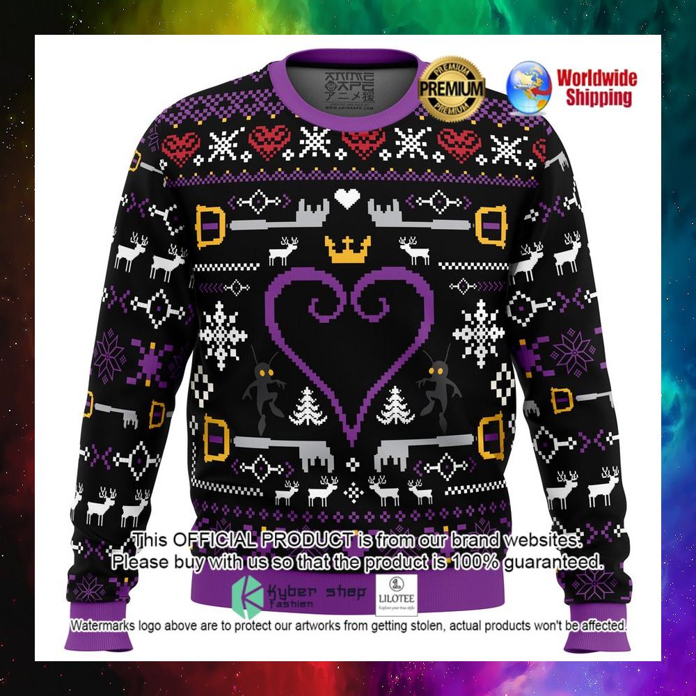 hearts kingdom hearts christmas sweater 1 328