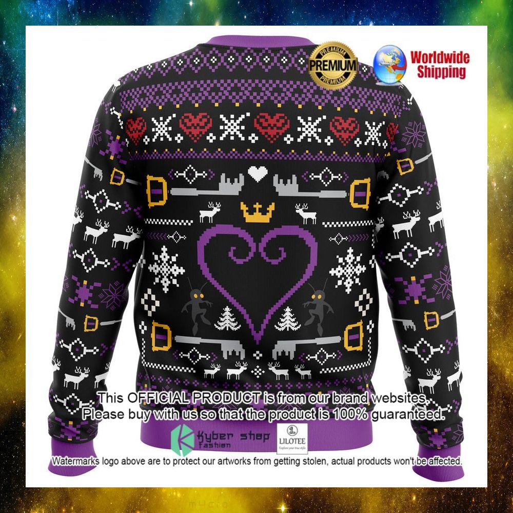 hearts kingdom hearts christmas sweater 1 40