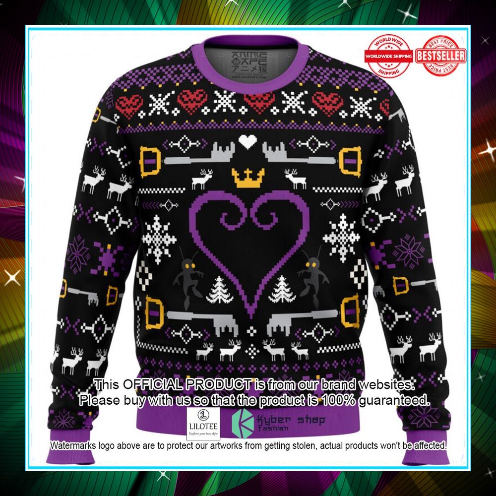 hearts kingdom hearts christmas sweater 1 503