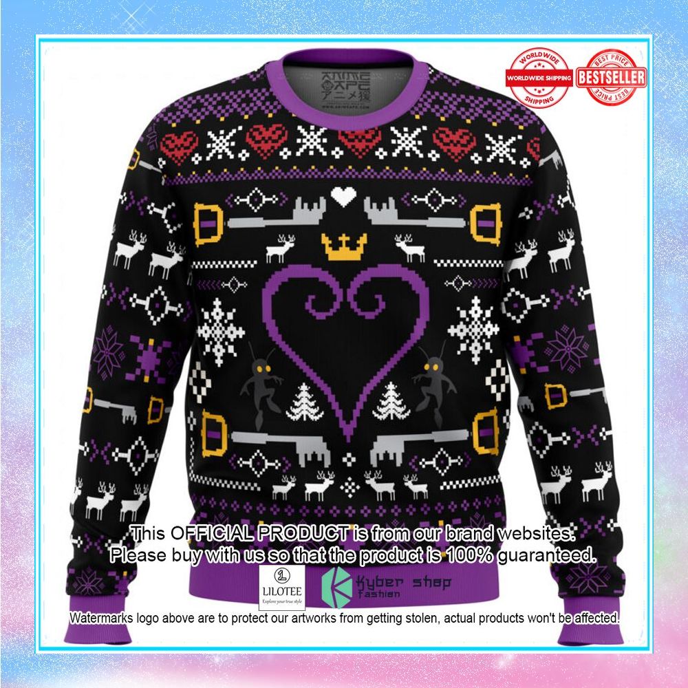 hearts kingdom hearts christmas sweater 1 902