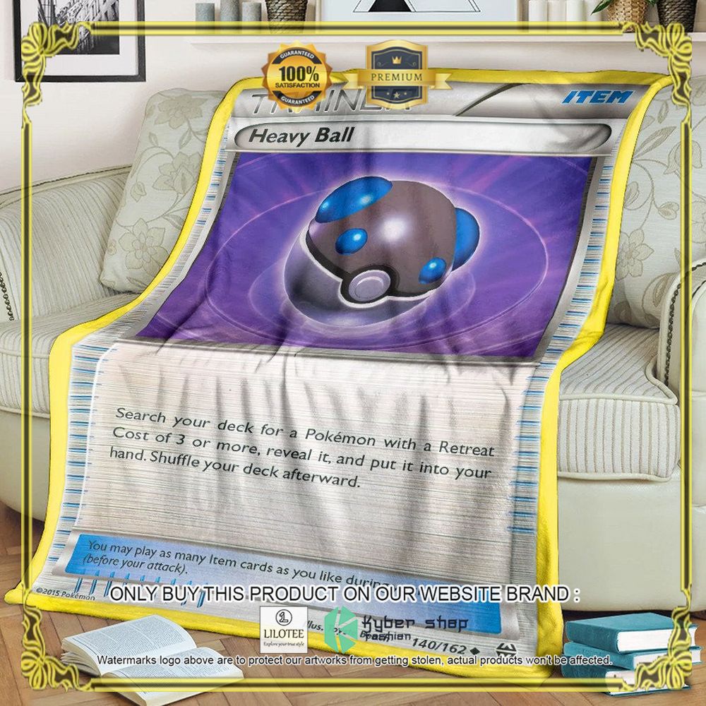 Heavy Ball Trainer Anime Pokemon Blanket - LIMITED EDITION 6