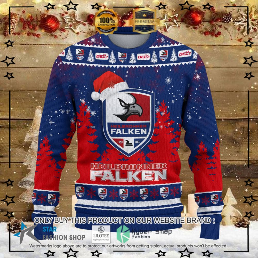 heilbronner falken red blue christmas sweater 1 67403