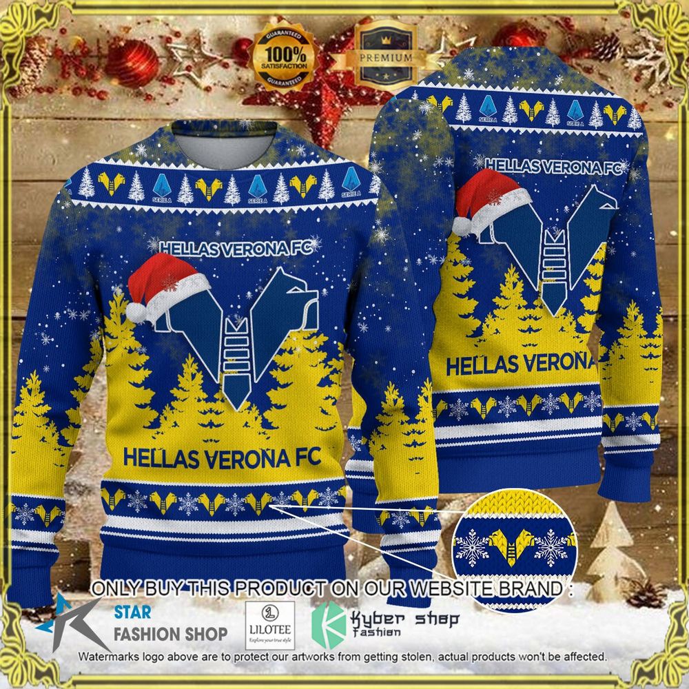 Hellas Verona FC Christmas Sweater - LIMITED EDITION 7