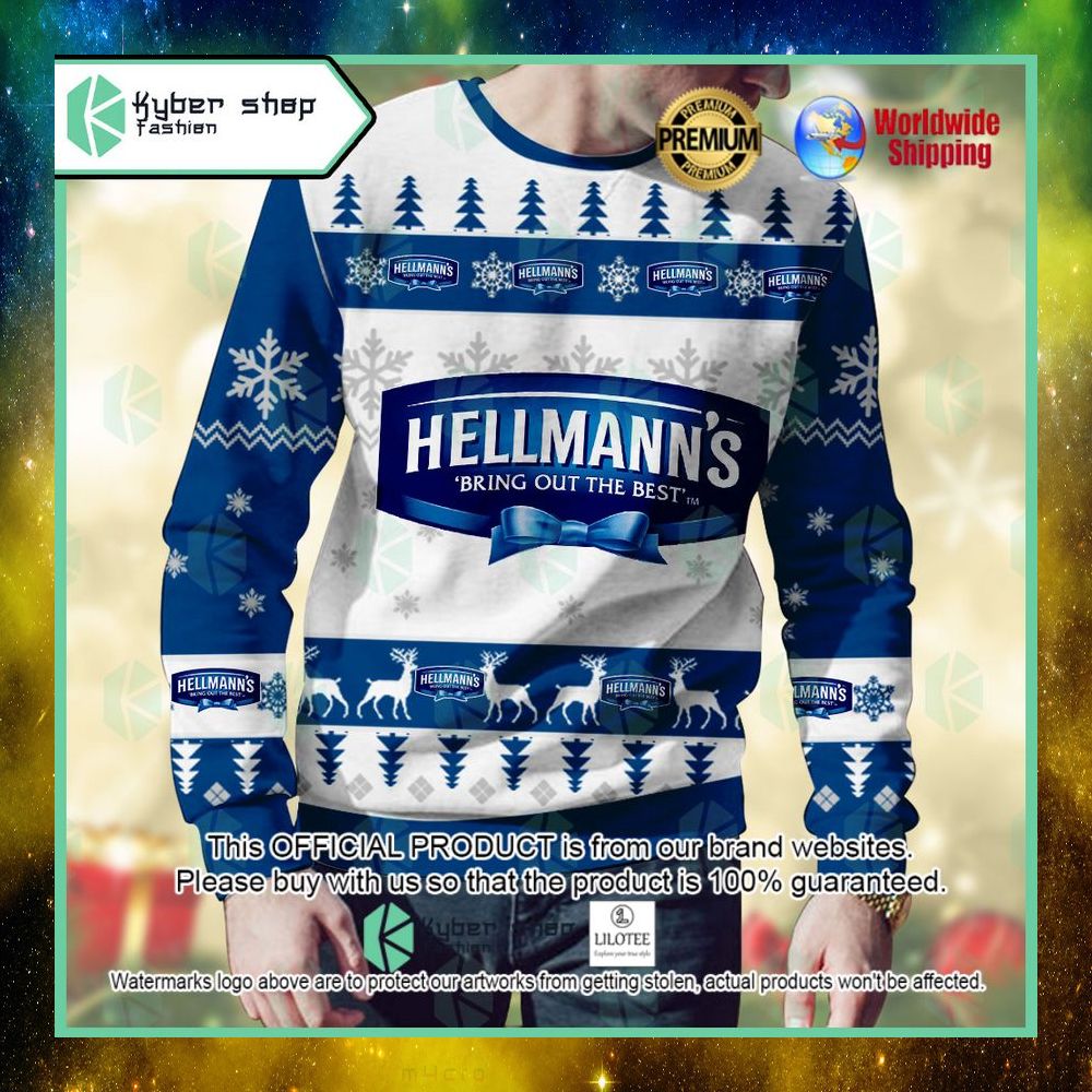 hellmanns custom name christmas sweater 1 629