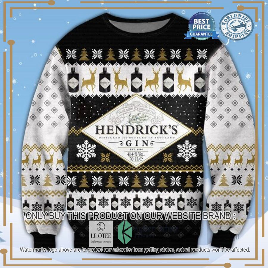 Hendrick's Gin Ugly Christmas Sweater - LIMITED EDITION 2