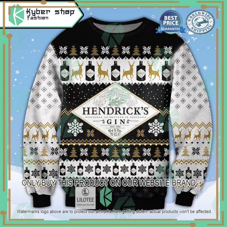 hendricks gin ugly christmas sweater 1 77385