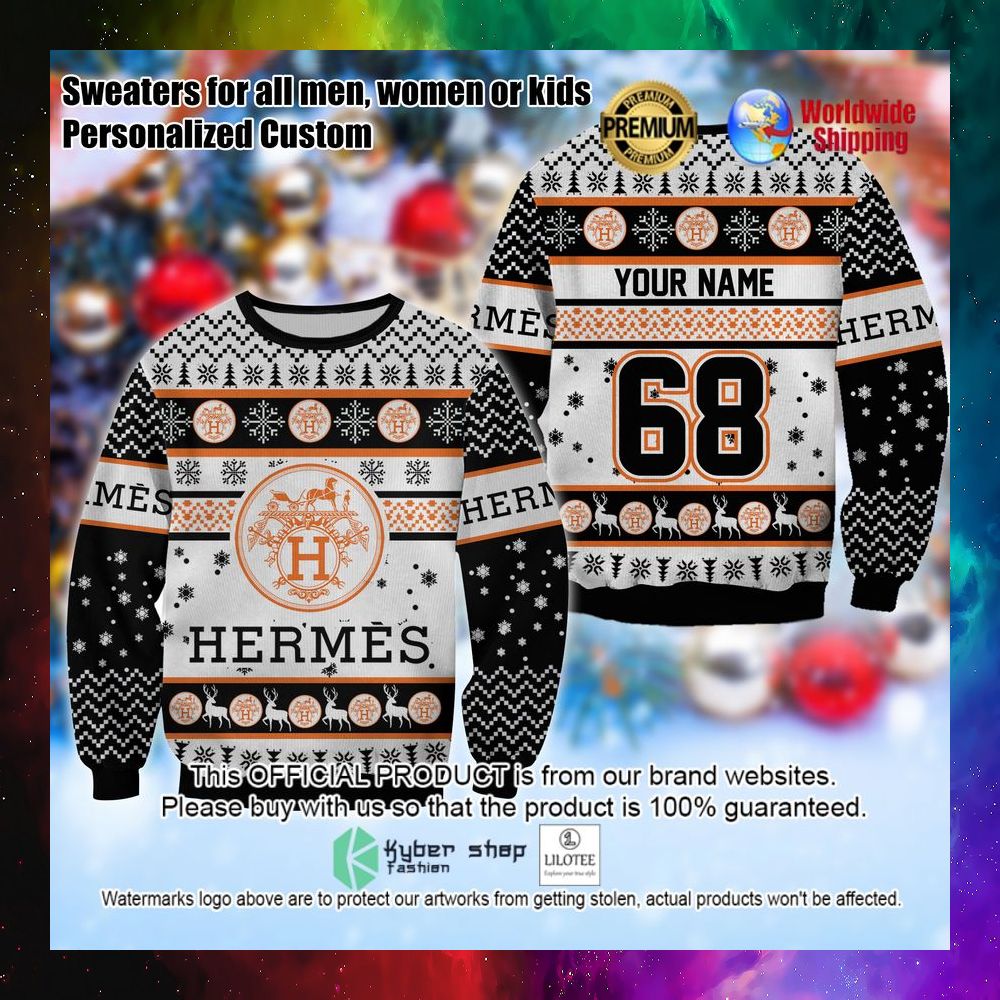 hermes personalized christmas sweater 1 449