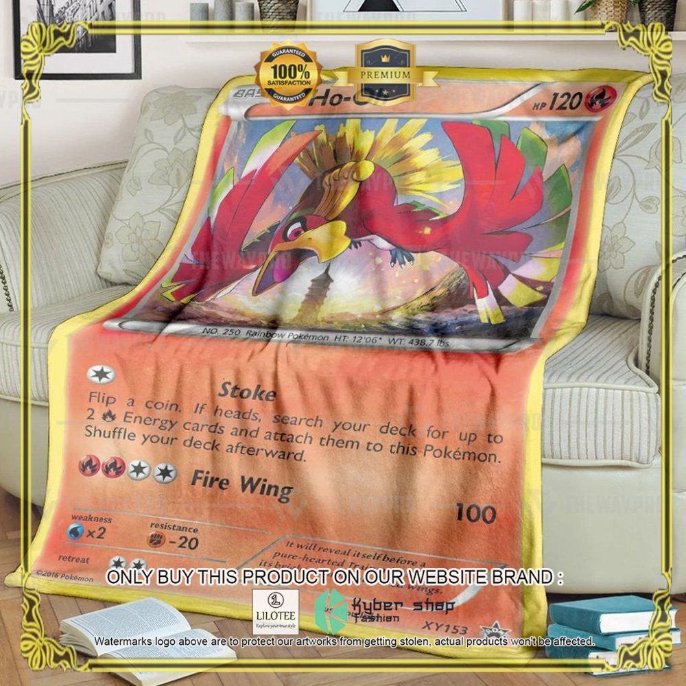 Ho-Oh XY Promos Anime Pokemon Blanket - LIMITED EDITION 7