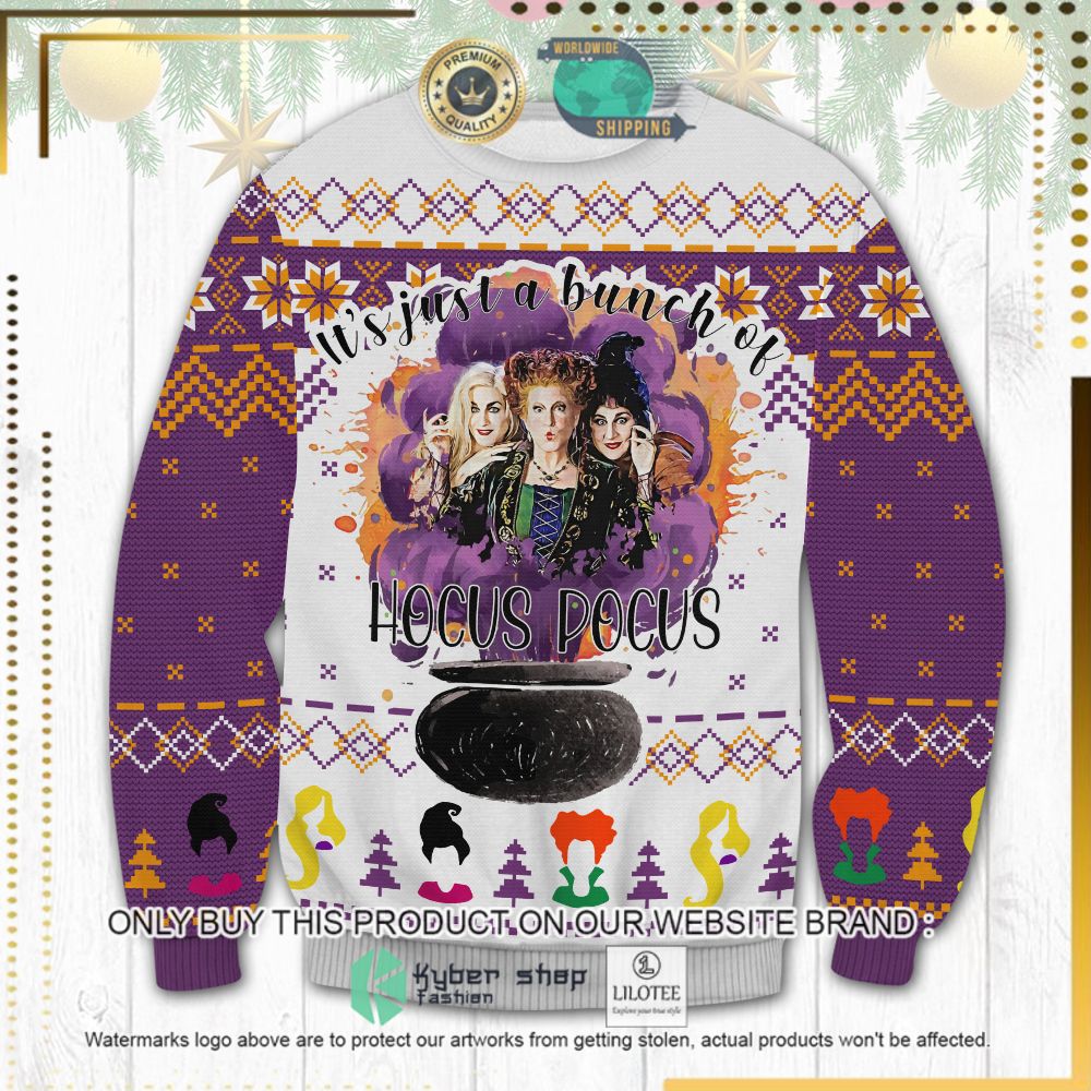 hocus pocus its just a bunch ugly sweater 1 53037