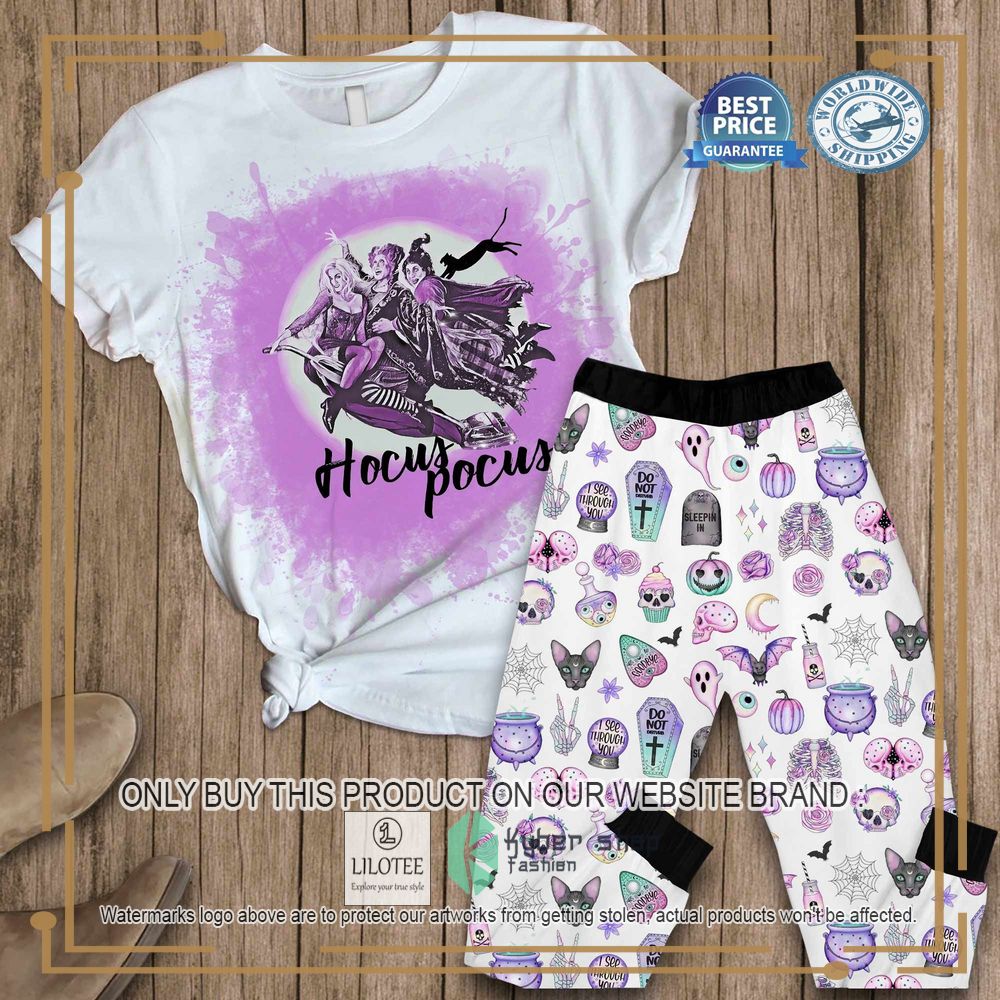 Hocus Pocus White Pajamas Set 4