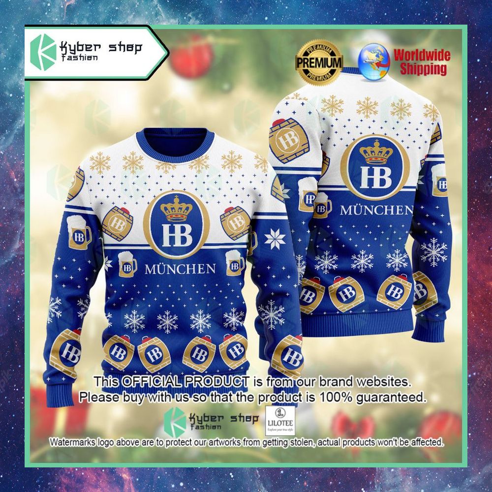 hofbrau munchen beer christmas sweater 1 67
