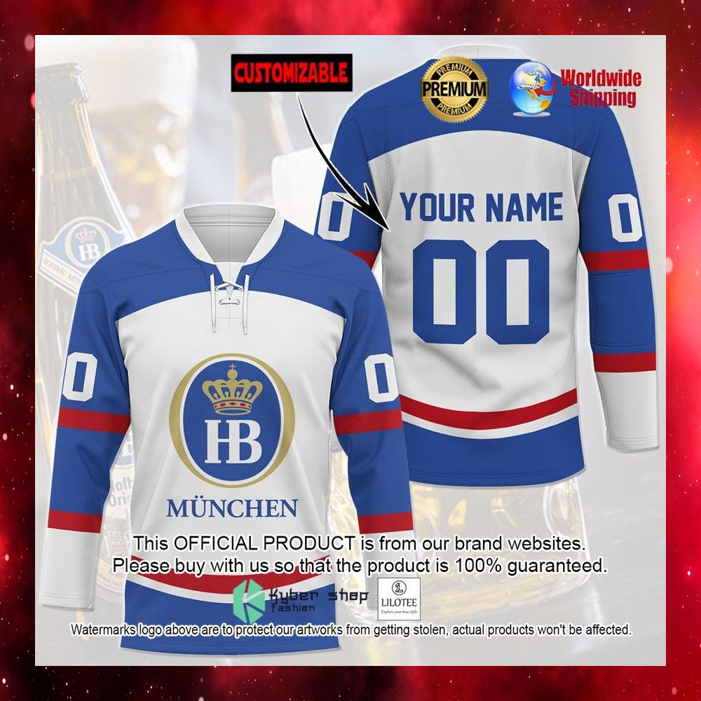 hofbrauhaus munchen beer personalized hockey jersey 1 463