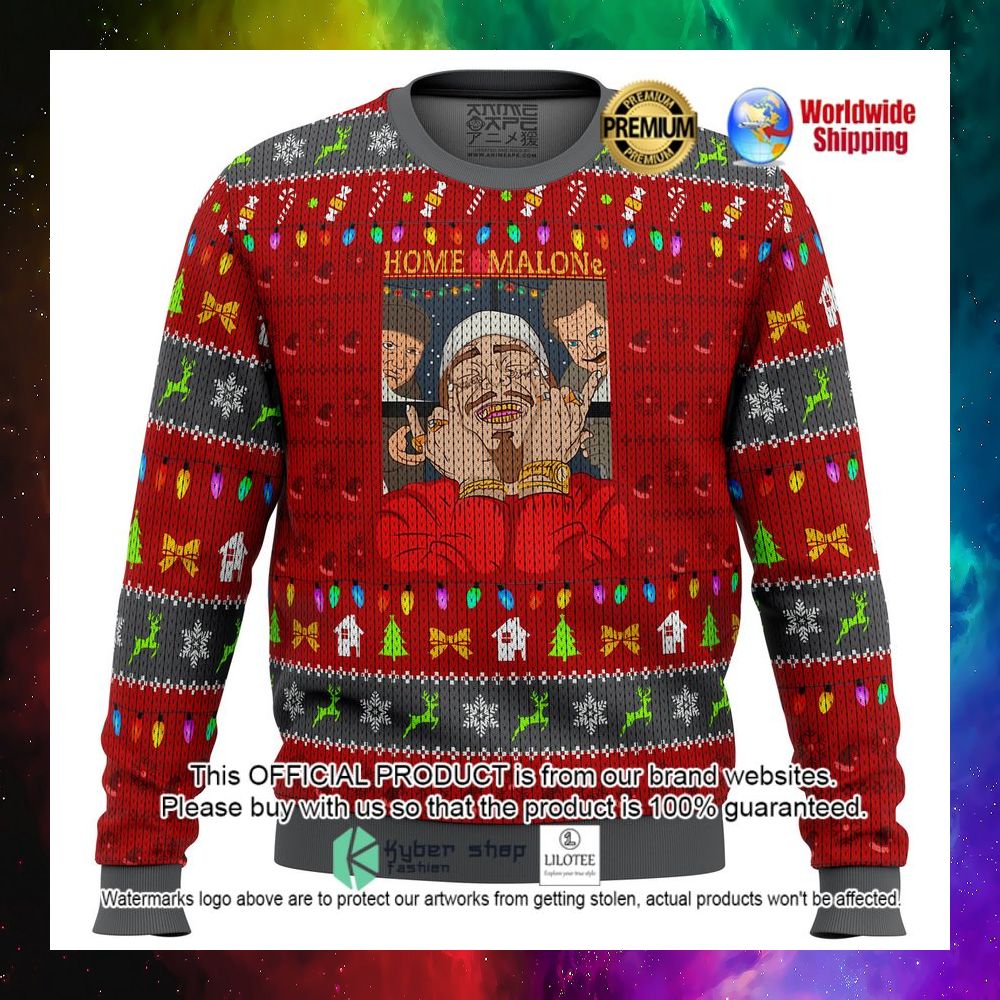 home malone meme christmas sweater 1 57