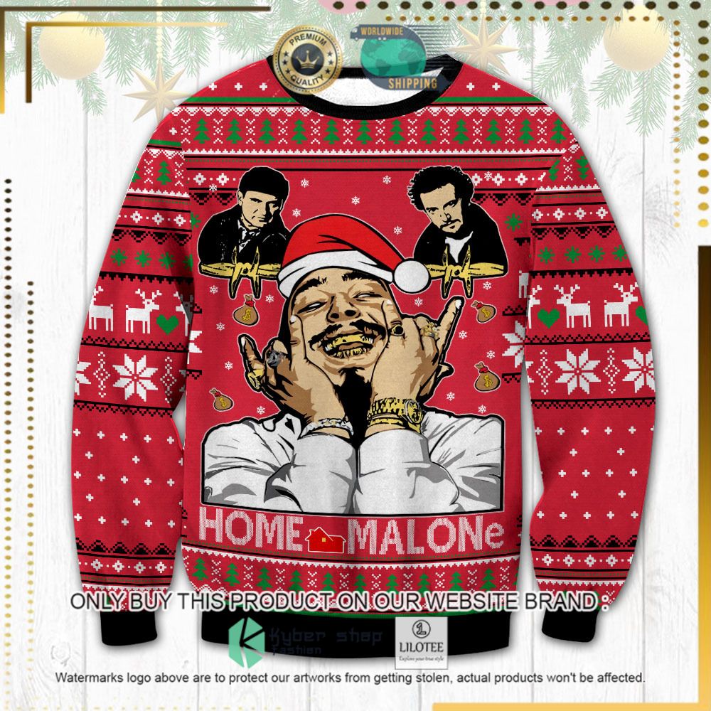 home malone post malone ugly sweater 1 88600