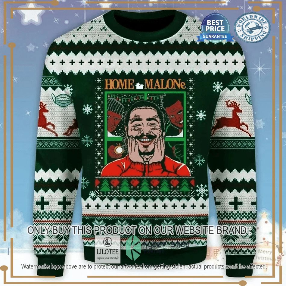 home malone ugly sweater 1 21949