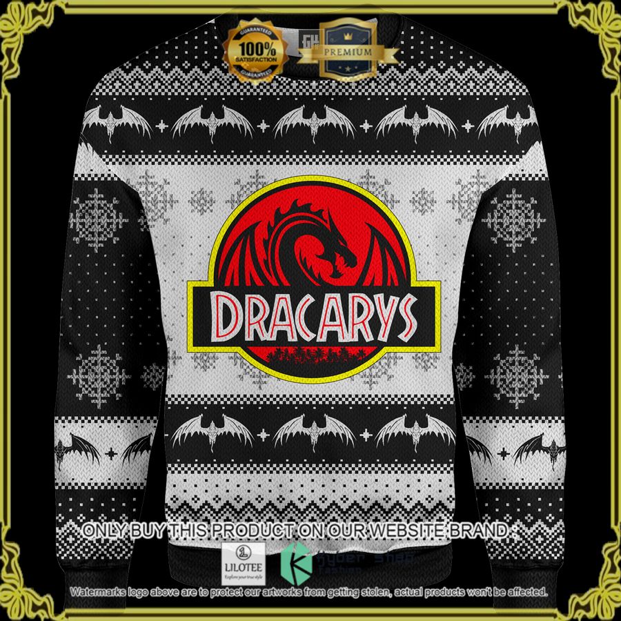 home of the dragon dracarys christmas sweater 1 16290