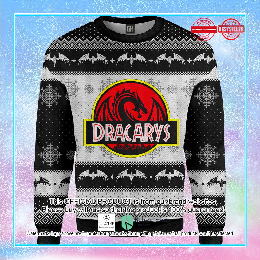 house of the dragon dracarys christmas sweater 1 27