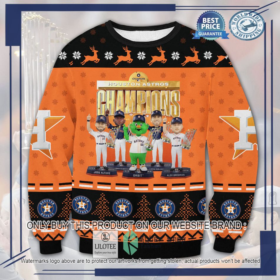 houston astros champions ugly christmas sweater 1 90885