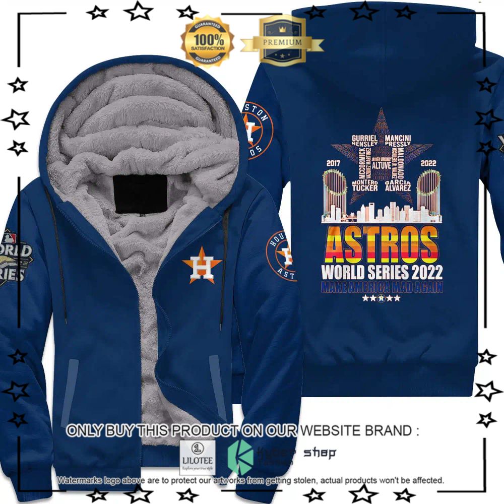 houston astros world series champions blue fleece hoodie 1 7755