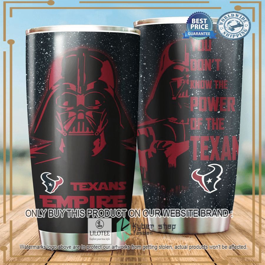 houston texans stars wars you dont know the power tumbler 1 83751