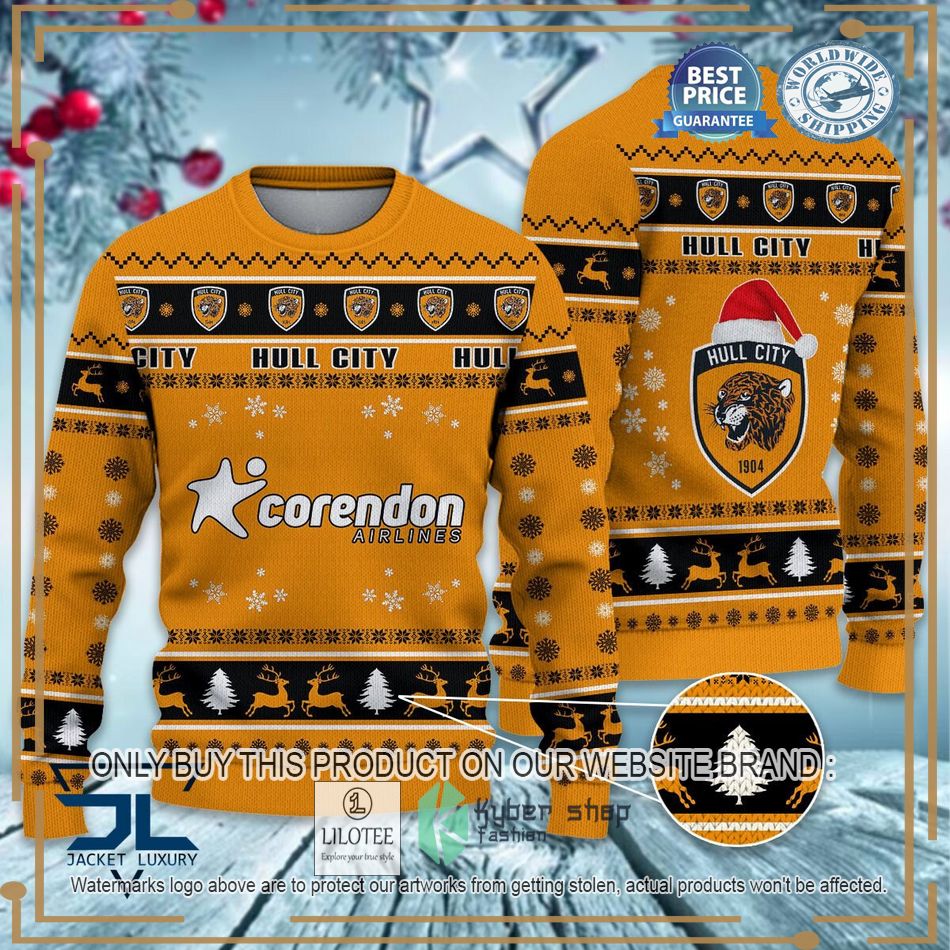 Hull City EFL Ugly Christmas Sweater - LIMITED EDITION 6