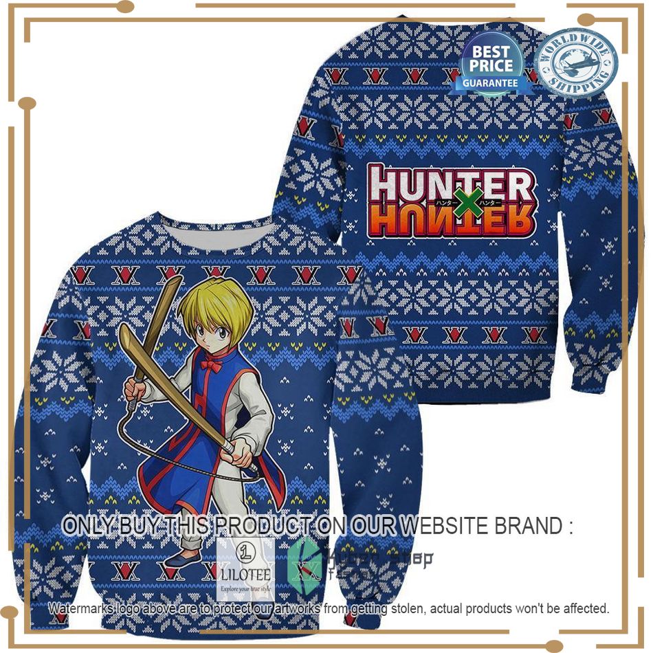 Hunter X Hunter Kurapika Ugly Christmas Sweater 3