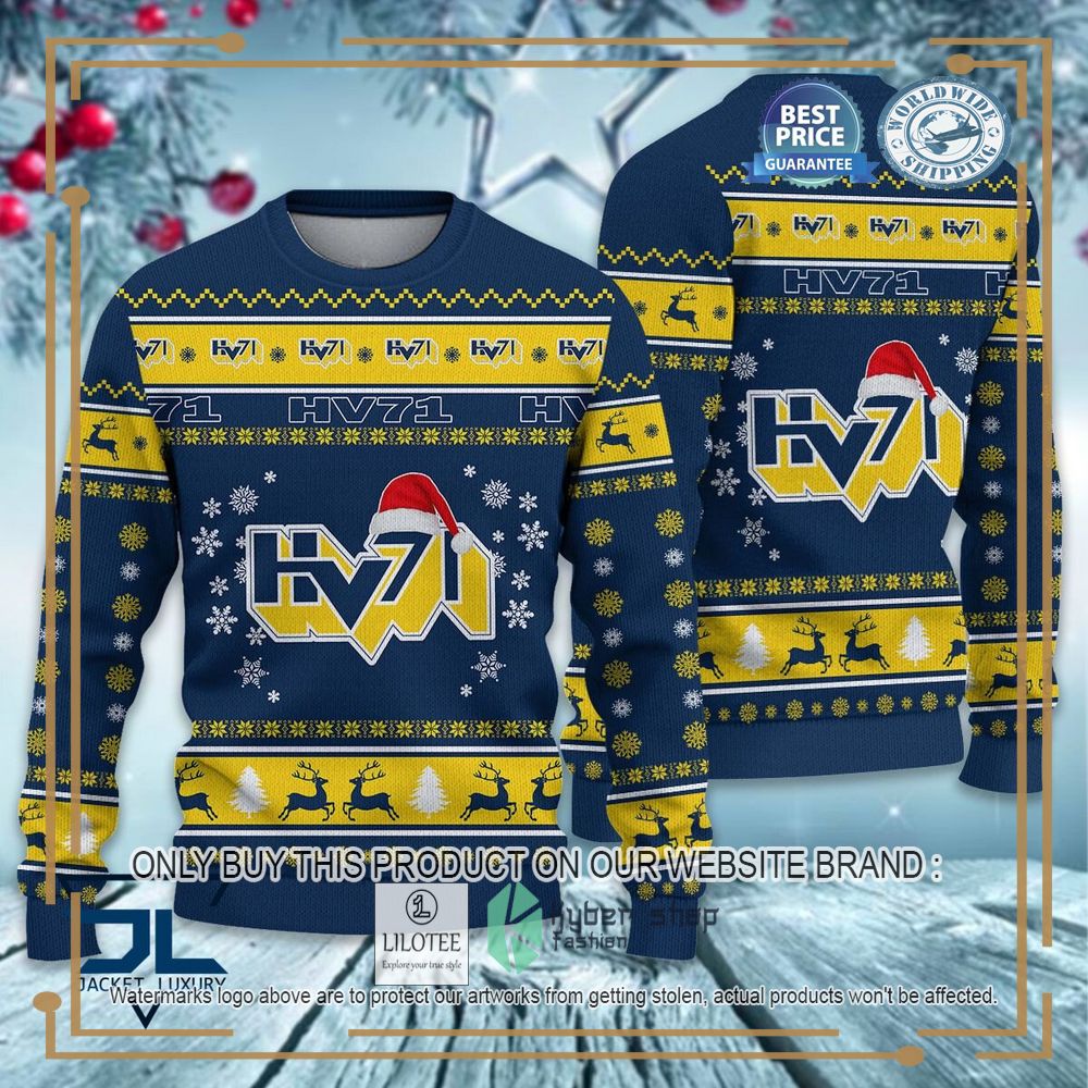 HV71 Ugly Christmas Sweater 6